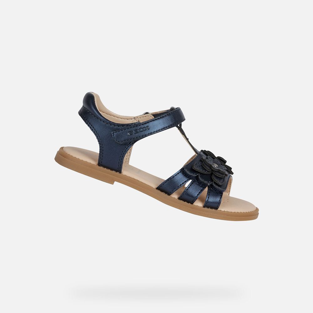 Sandales Geox Karly - Bleu Marine - Fille 150273-EAV